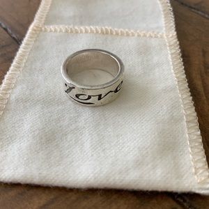 RETIRED James Avery Love Ring - size 5